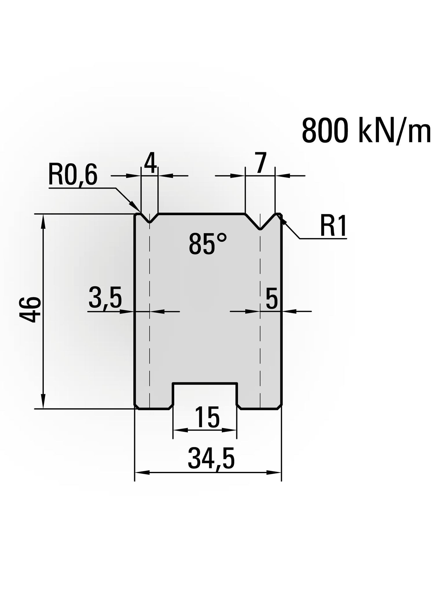 self centering 2v dies