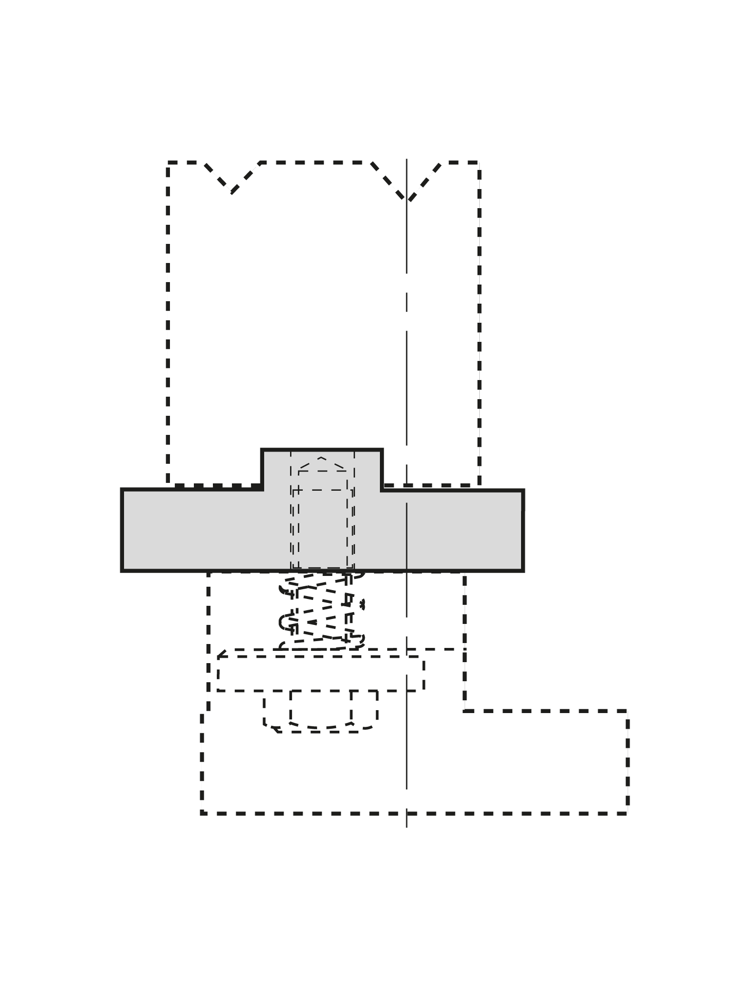 Same Core 2V Rail Fixed Standard Dies，L-Die Resting Base