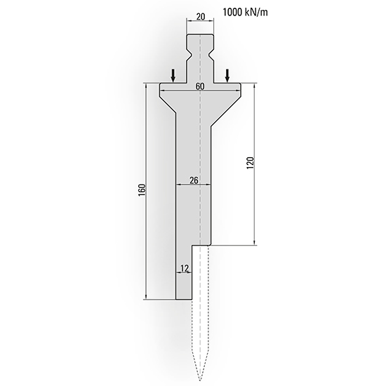 Trumpf style press brake blades holder
